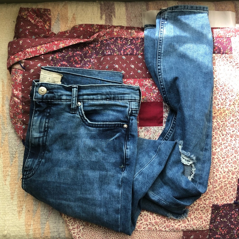 Cute Free People skinny jeans NWOT